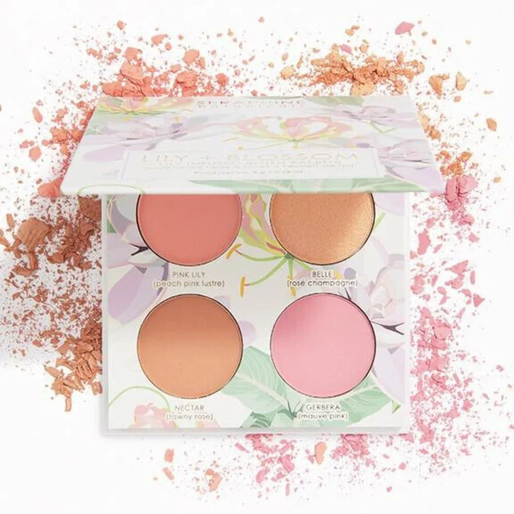 SERAPHINE BOTANICALS Lily + Blossom - Lily Infused Blush Palette in Soft Bouquet